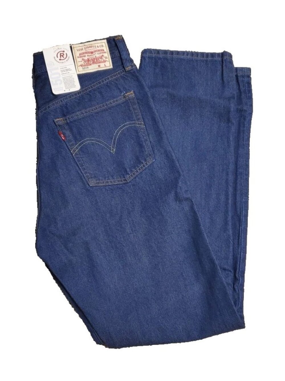 New Levi's Premium 27x30 Circular 501 Women's Jeans First Wash Dark Wash